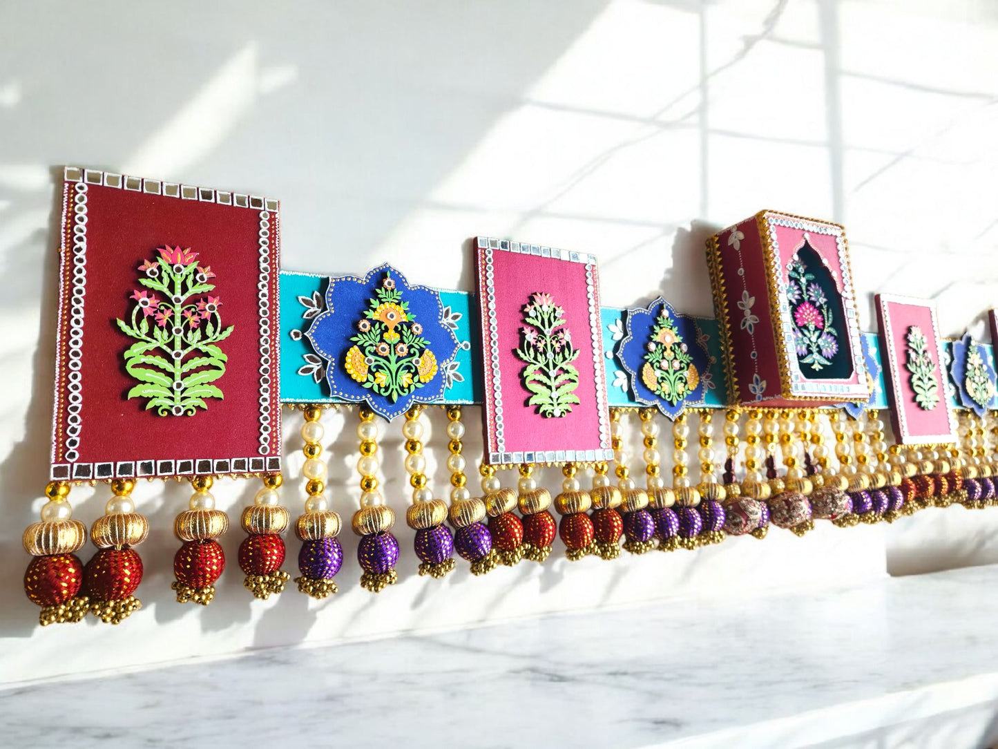 Jharokha Bandharwal / Toran with pair of  hangings