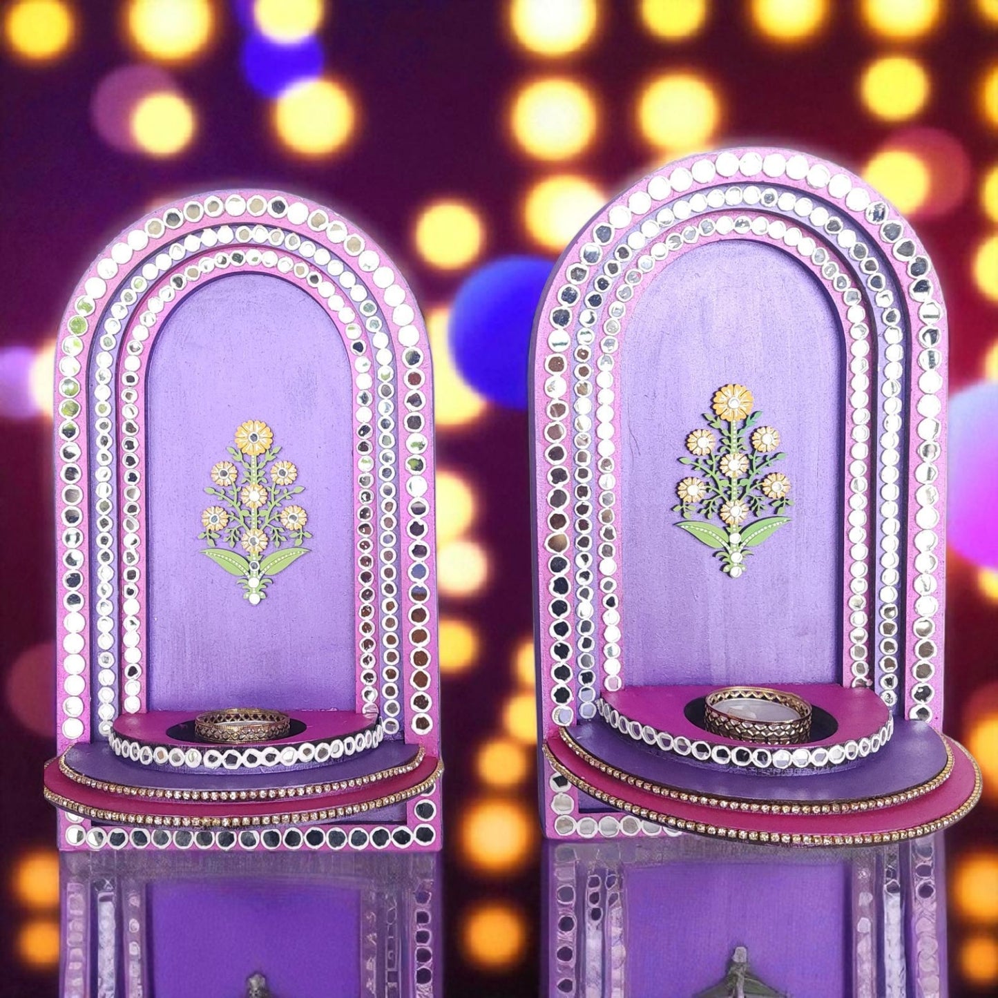 Wall Decor Tea Light Holder Cum Wall Sconce