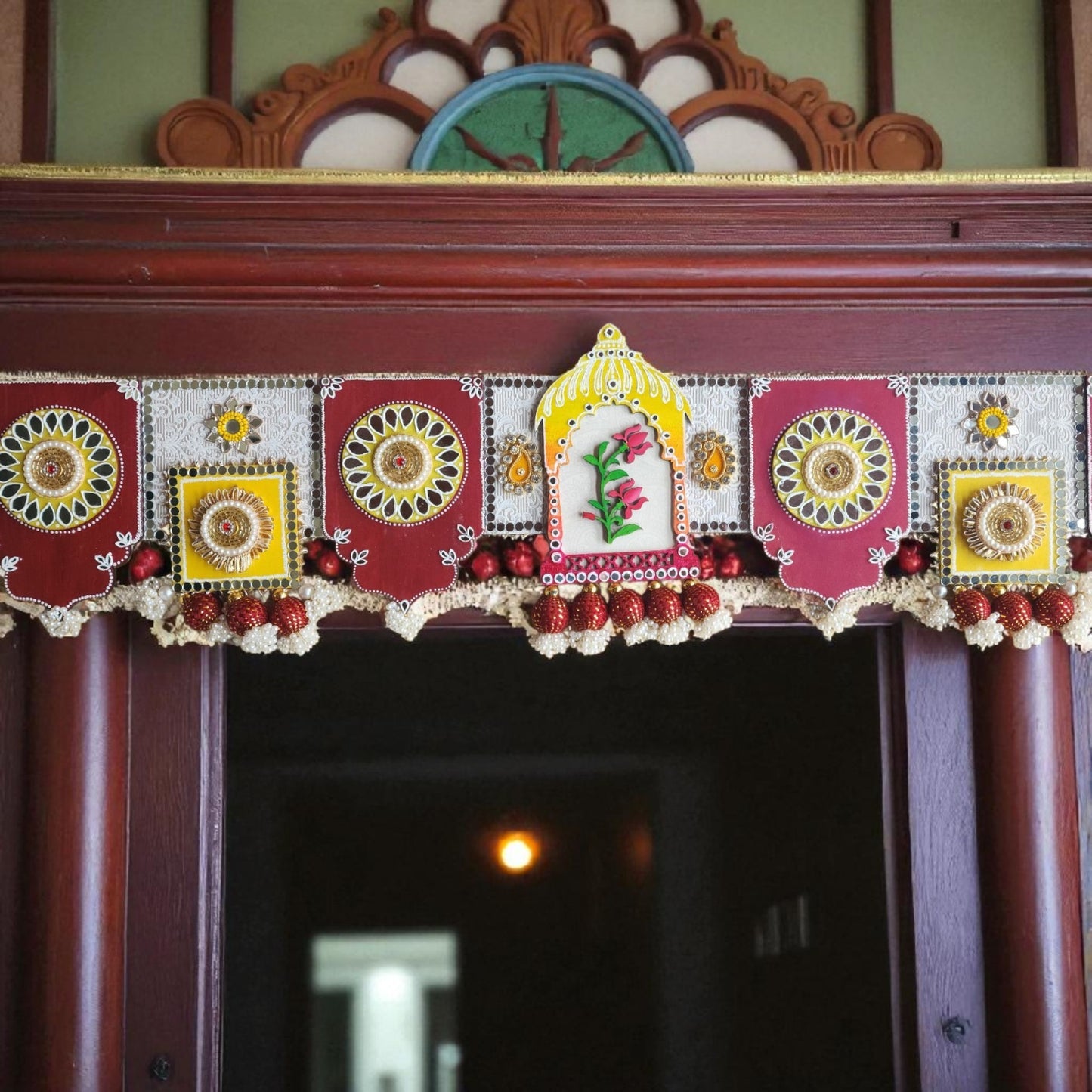 Bandharwar / Toran With Side Hangings