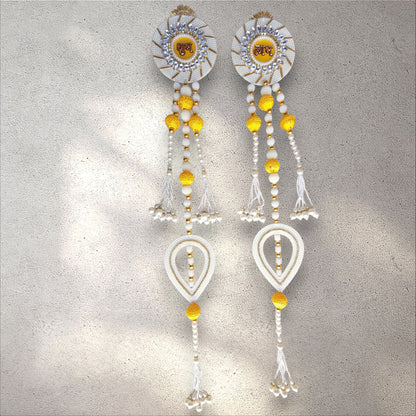 Pearl Shubh Labh Hanging pair