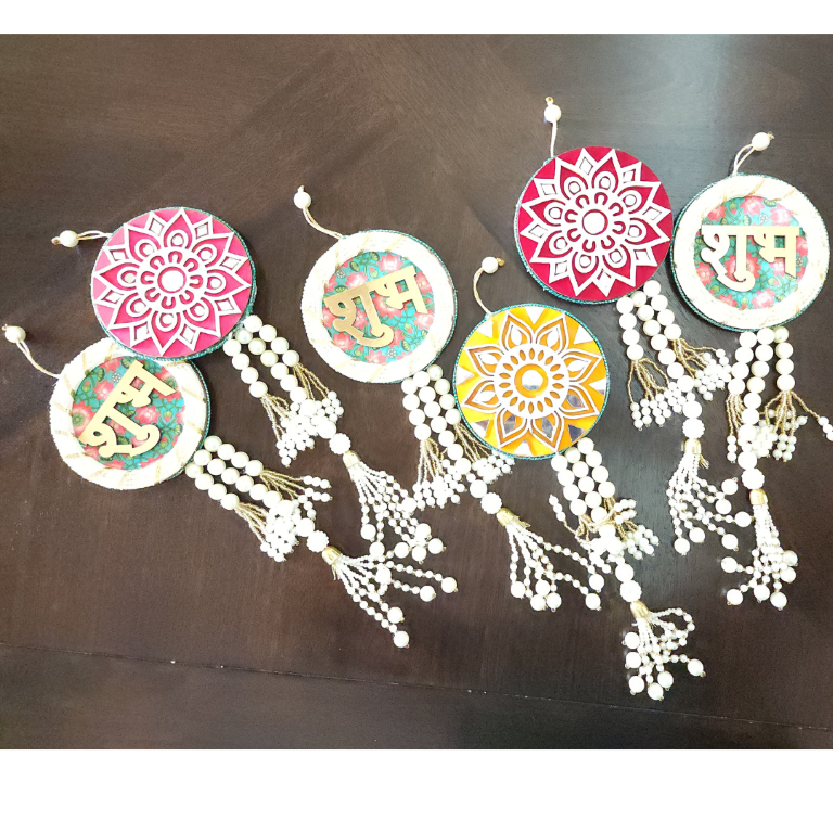 Reversible Shubh Labh Hangings 1